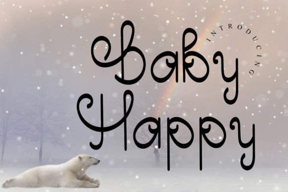 Baby Happy Font: Elegance with a Handmade Soul