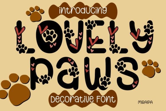 Bring Joy to Your Designs with Lovely Paws Font