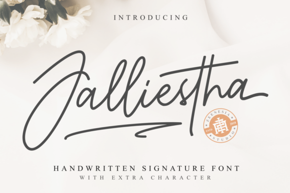 Bringing Artistry to Your Brand with Jalliestha Font