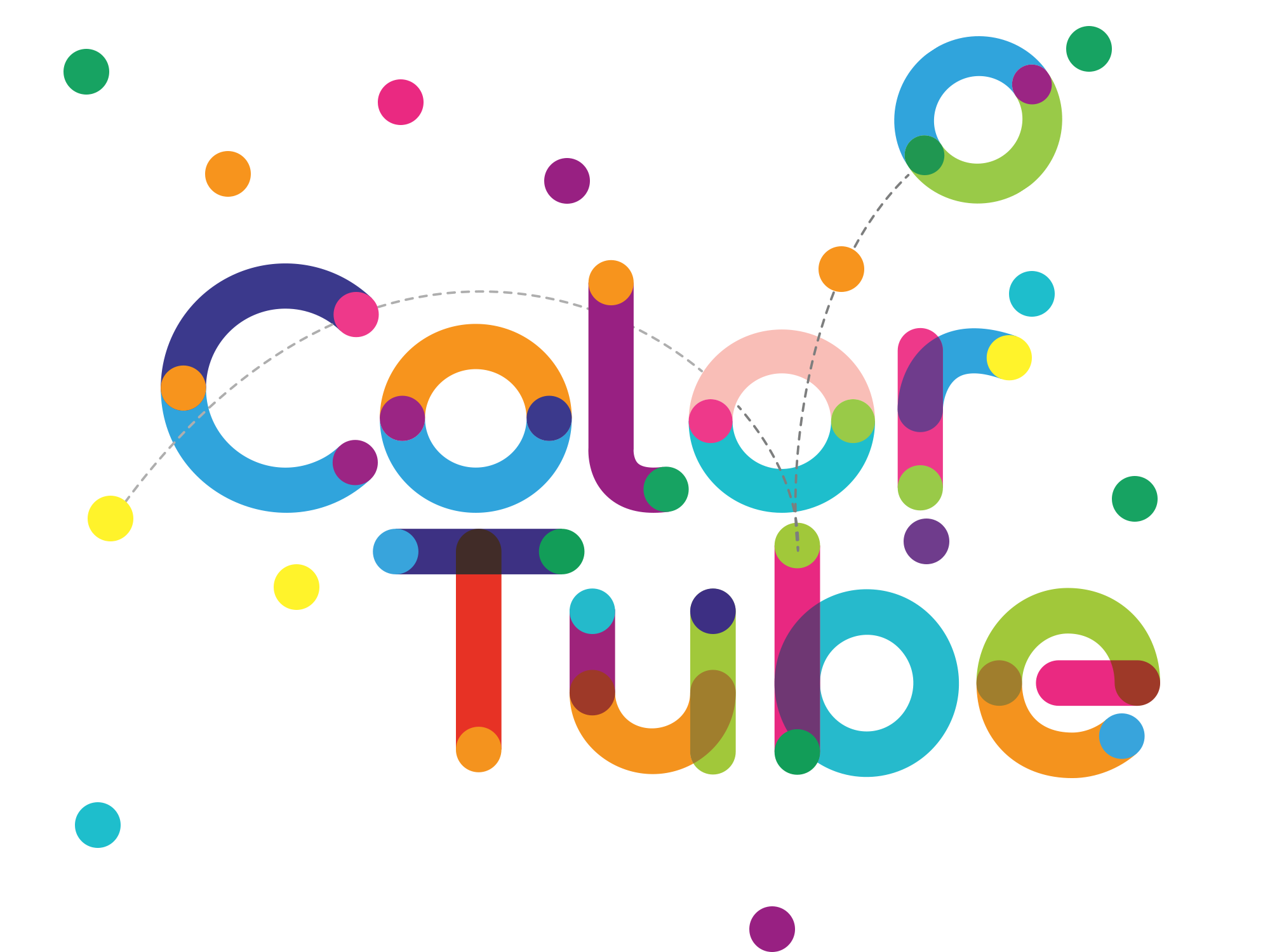Color Tube Pro Font: A Playful Creative Asset