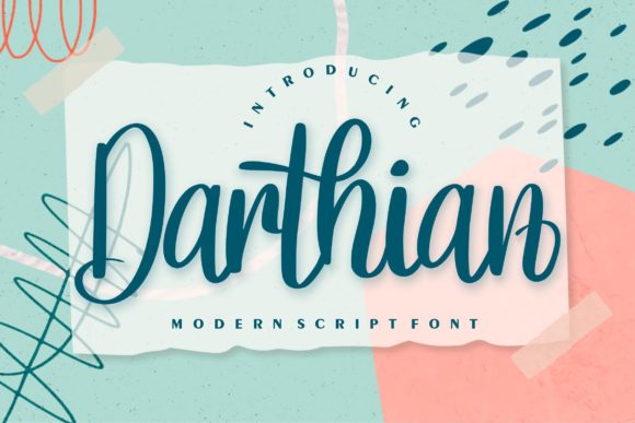 Darthian Font: A Natural Flow for Modern Design