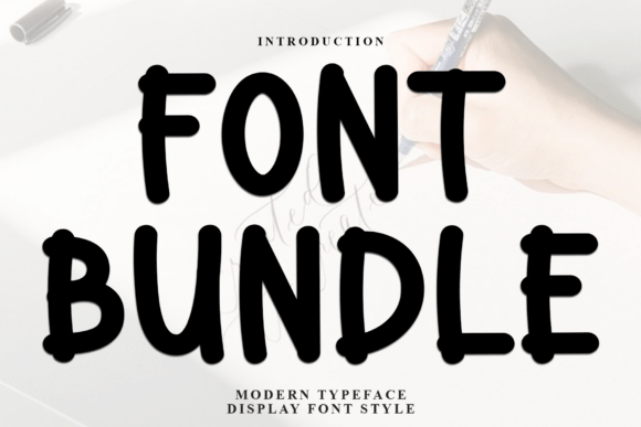 Font Bundle: Your Go-To Typeface for Playful, Bold Impact
