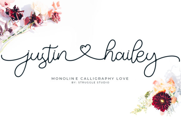 Justin Hailey Monoline Font: A Designer's Handwritten Touch