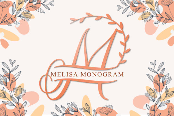 Melisa Monogram Font: Adding a Dainty Touch to Your Designs