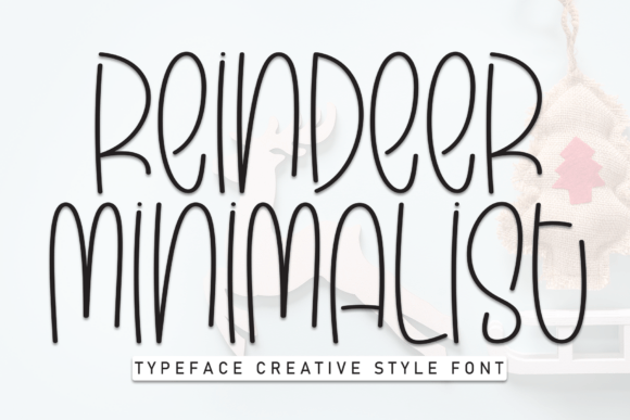 Reindeer Minimalist Font: A Warm, Handwritten Touch for Your Designs