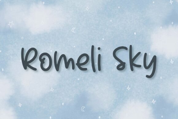Romeli Sky Font: Whimsy Meets Practical Design