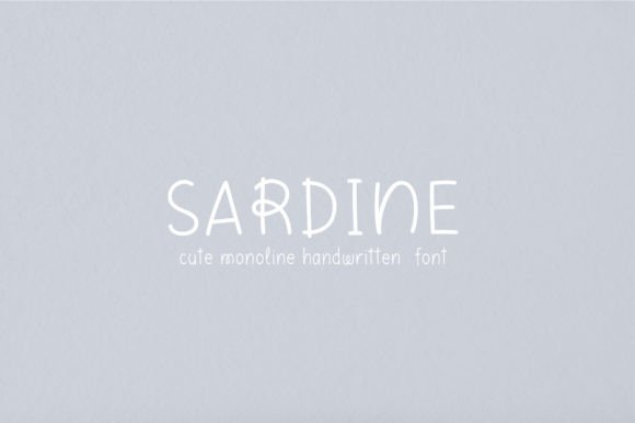 Sardine Font: A Playful Handwritten Monoline for Creative Brands