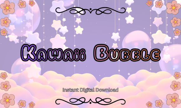 The Soft, Rounded Magic of Kawaii Bubble Font