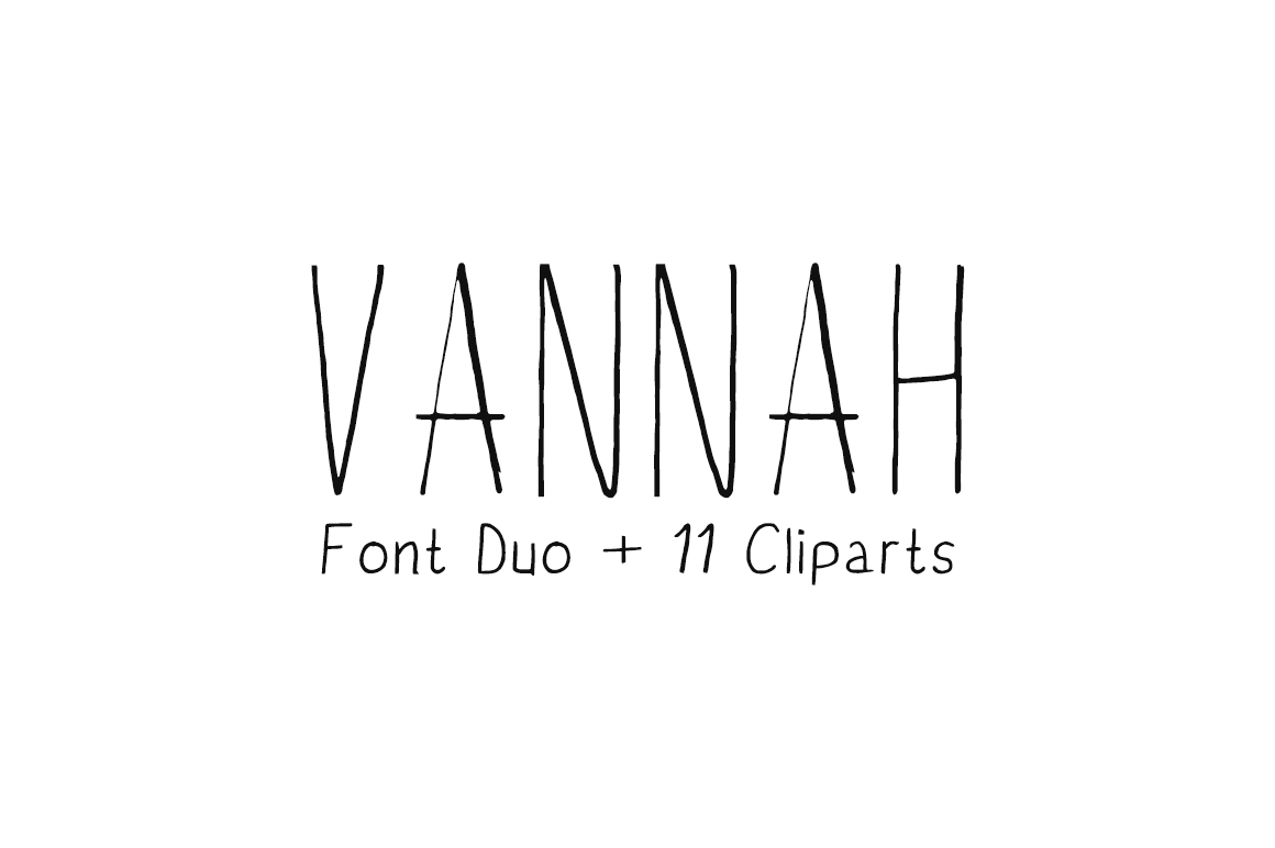 Vannah Font Duo: Adding Handmade Charm to Your Projects